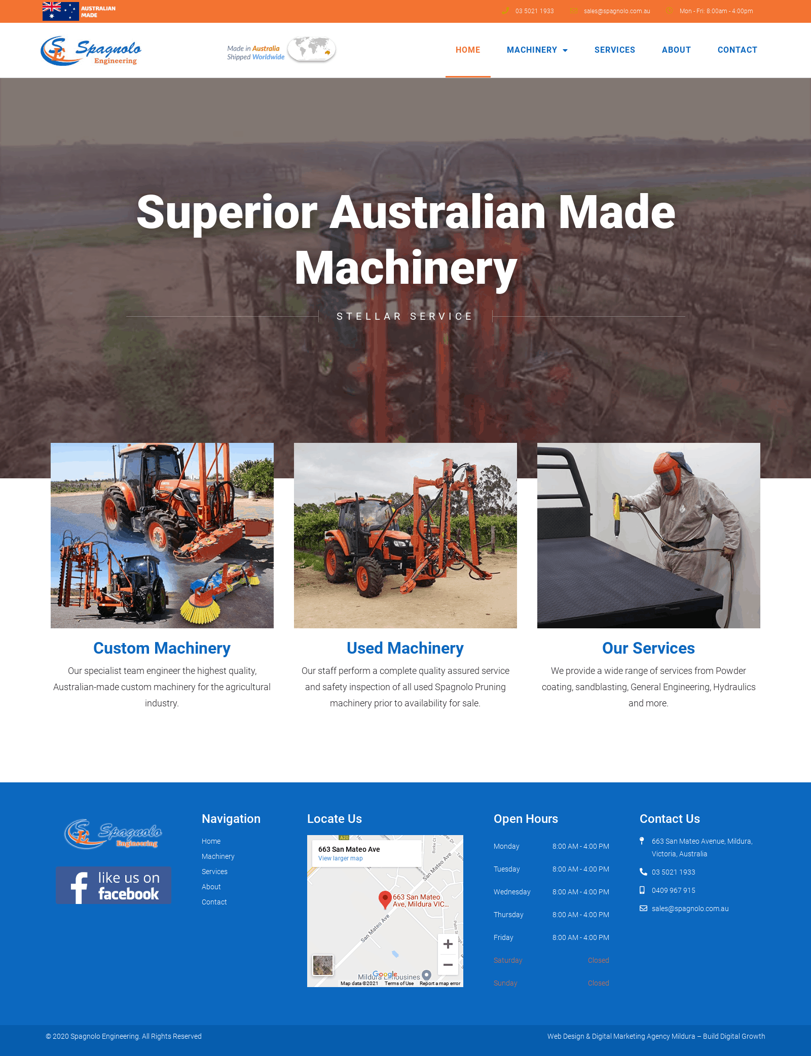 Spagnolo Engineering Web Design
