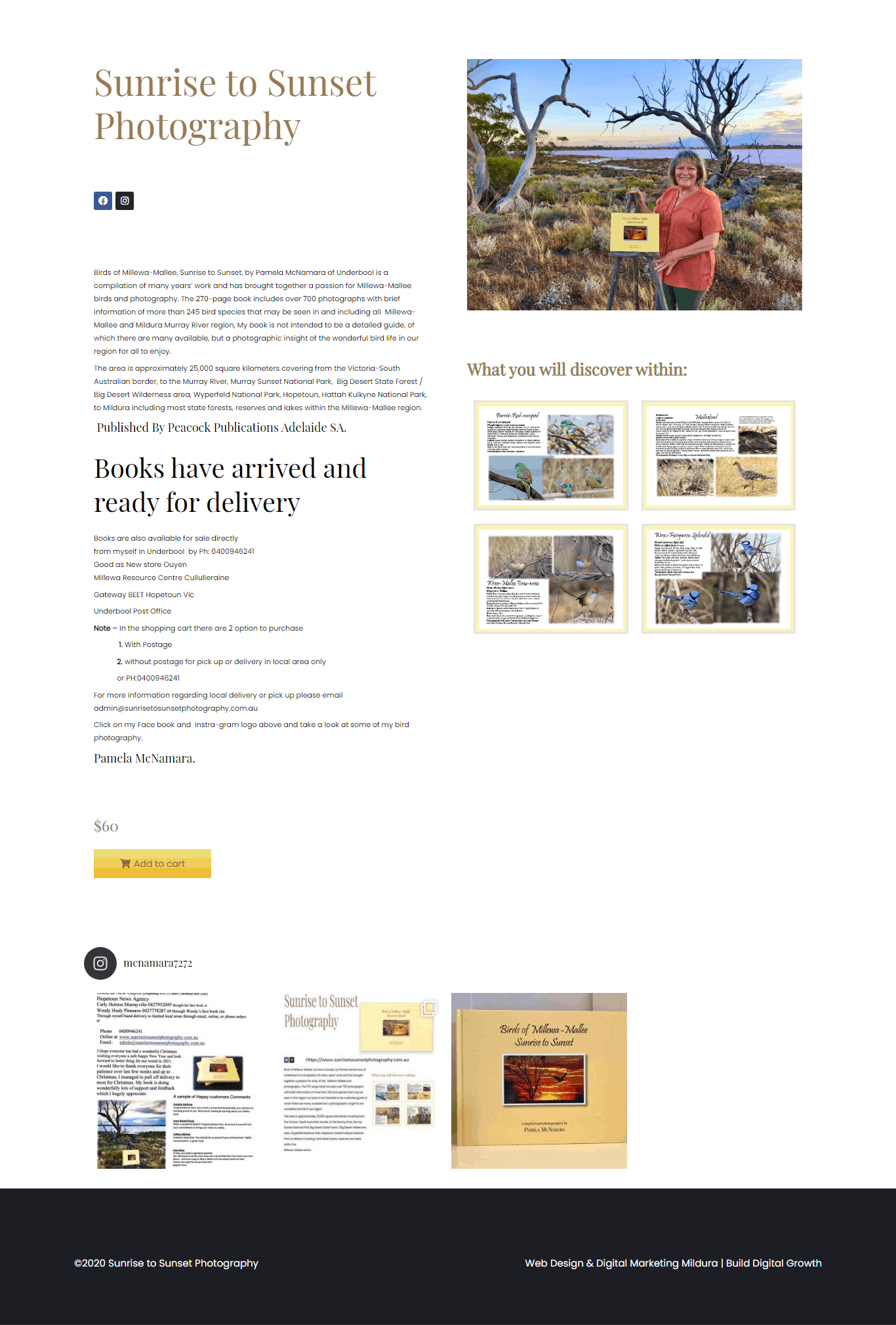 Sunrise to Sunset Photography Web Design