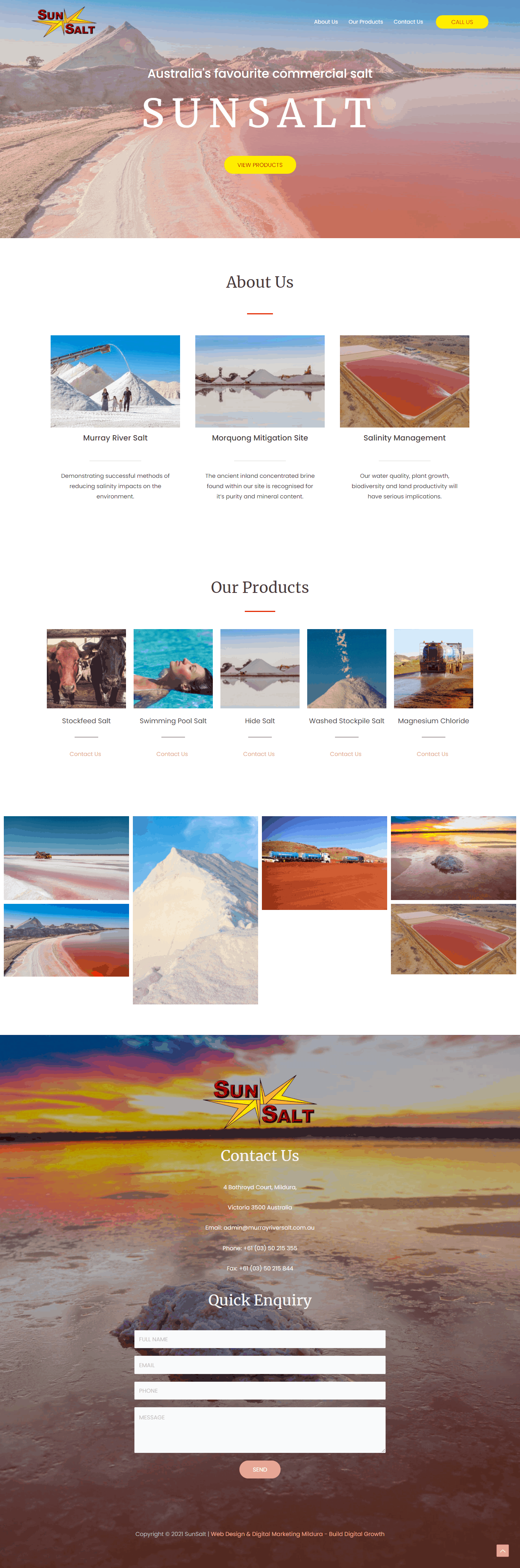 SunSalt Web Design Mildura